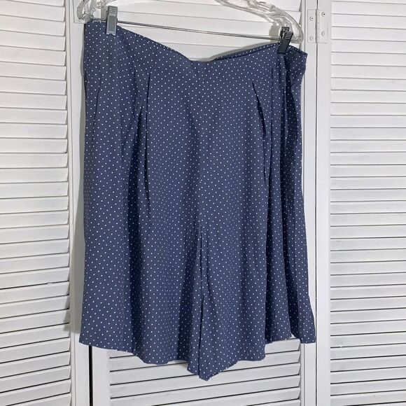 Vintage Pants - NWOT Vintage Fritzi of California Blue Polka Dot Shorts Women’s Size 22W